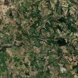 Vue aérienne des environs de Camping naturiste La Couliche
