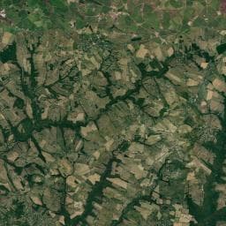Vue aérienne des environs de Aire de camping-car à Rosières
