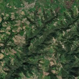 Vue aérienne des environs de Camping