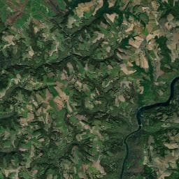 Vue aérienne des environs de La Bastide d'Albignac