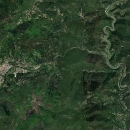 Vue aérienne des environs de Camping à Sumène