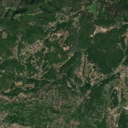 Vue aérienne des environs de Le Graniers