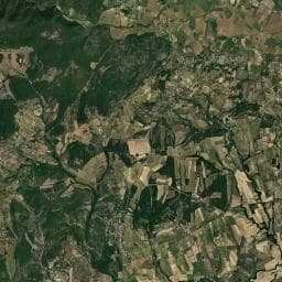 Vue aérienne des environs de Camping à Massillargues-Attuech