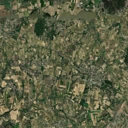 Vue aérienne des environs de Aire Naturelle d'Accueil des Jardin de Manthes