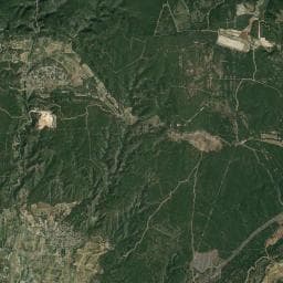 Vue aérienne des environs de Aire d'Estézargues-Sud
