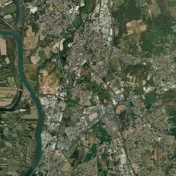 Vue aérienne des environs de Camping Avignon Parc