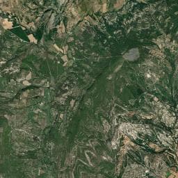 Vue aérienne des environs de Les Lauzons