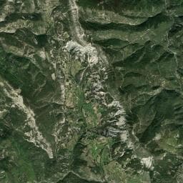 Vue aérienne des environs de Cabane de Grenagion