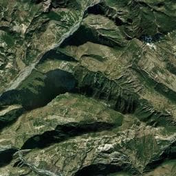 Vue aérienne des environs de Camping du Brec