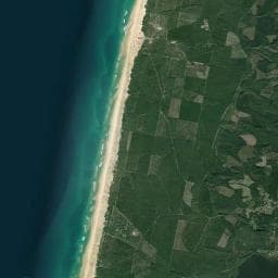 Vue aérienne des environs de Les Tourterelles