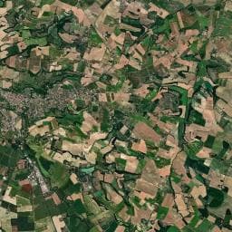 Vue aérienne des environs de Fontaine de Lectoure (cathédrale)