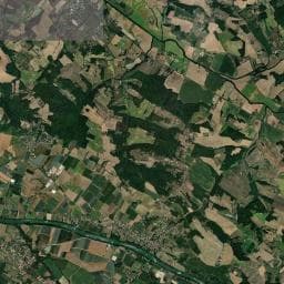 Vue aérienne des environs de Aire de camping-car à Villebrumier