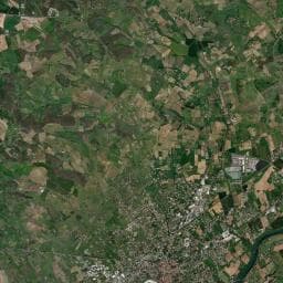 Vue aérienne des environs de Aire de camping-car à Brens
