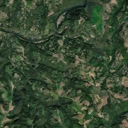 Vue aérienne des environs de Aire de camping-car à La Bastide-Solages
