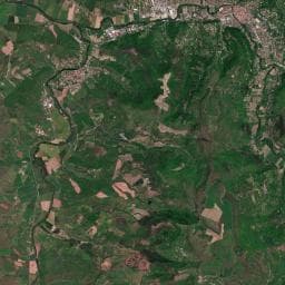Vue aérienne des environs de Aire de camping-car à Saint-Affrique (2)