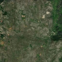 Vue aérienne des environs de Aire de camping car Montdardier