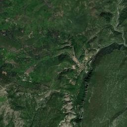 Vue aérienne des environs de Isis en Cévennes