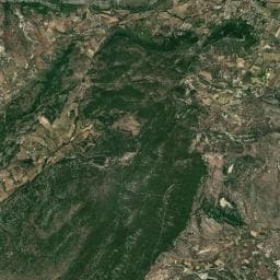 Vue aérienne des environs de Le Grillon