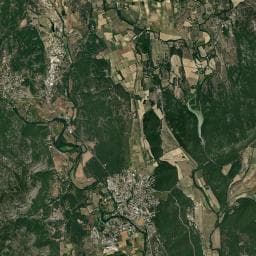 Vue aérienne des environs de Domaine de Sebens