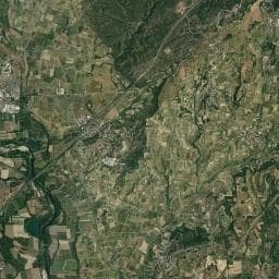 Vue aérienne des environs de Aire de repos à Remoulins