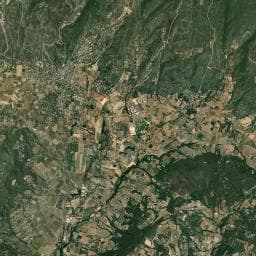 Vue aérienne des environs de Aire de camping-car à Apt