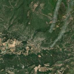 Vue aérienne des environs de Le Colorado