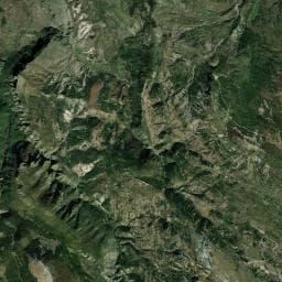 Vue aérienne des environs de Gîte de Valbonette