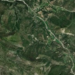 Vue aérienne des environs de Aire de repos à Senez