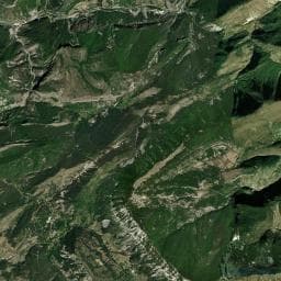 Vue aérienne des environs de Abri de Saint-Jean du Désert