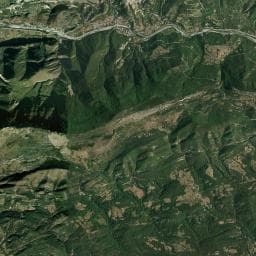 Vue aérienne des environs de Aire de camping-car à La Penne