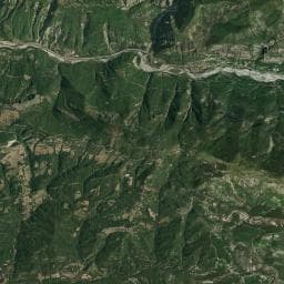 Vue aérienne des environs de Camping de l'Amitié