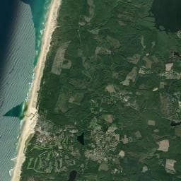 Vue aérienne des environs de Landisland