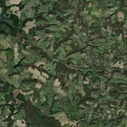 Vue aérienne des environs de Camping Les Rives de Courtès