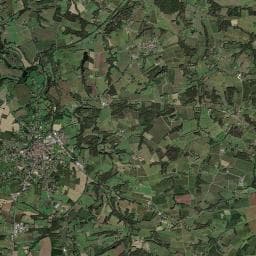 Vue aérienne des environs de Aire de camping-car à Bretagne-d'Armagnac