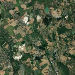 Vue aérienne des environs de Aire de Naudy