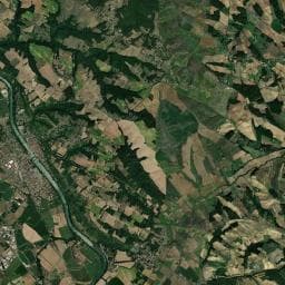 Vue aérienne des environs de Municipal Bernadou