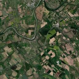 Vue aérienne des environs de Aire de Sanbatan