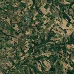 Vue aérienne des environs de Domaine du Grand Chêne