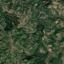 Vue aérienne des environs de Camping à Coupiac
