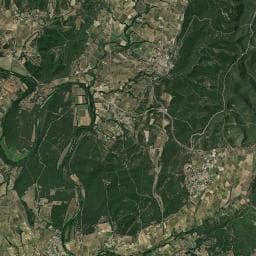 Vue aérienne des environs de Le Mas de Reilhe - Camping