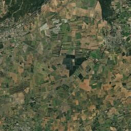 Vue aérienne des environs de Les Cyprès