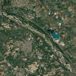 Vue aérienne des environs de Aire de Noves