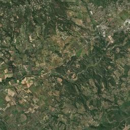 Vue aérienne des environs de Pont Julien