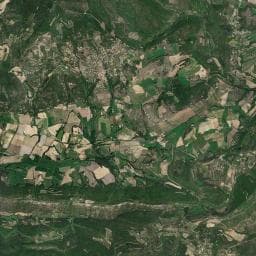 Vue aérienne des environs de Le Vallon des Oiseaux
