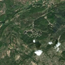 Vue aérienne des environs de Borie Pain de Sucre