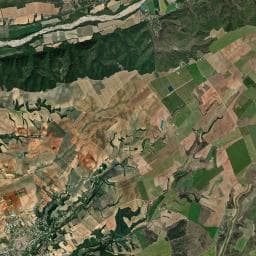Vue aérienne des environs de Camping Naturiste Tikayan Le Petit Arlane