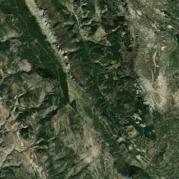 Vue aérienne des environs de Cabane du Mont Chiran