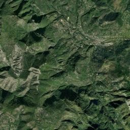 Vue aérienne des environs de Mas fleuri