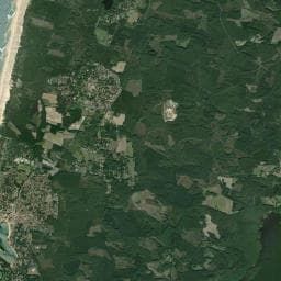 Vue aérienne des environs de Camping à la ferme Chez Cazou