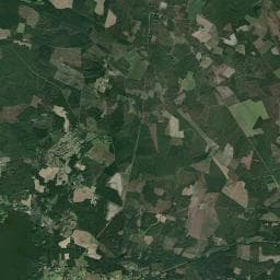 Vue aérienne des environs de Camping Pesson